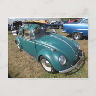 Green Germanic Sedan Postcard