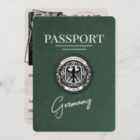 Green Germany Passport Save The Date