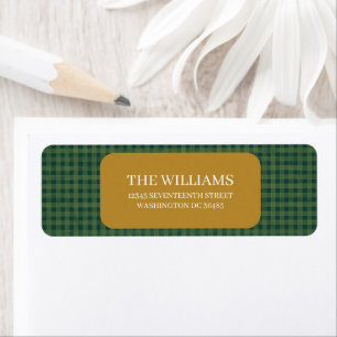 Green Gingham Christmas Mood