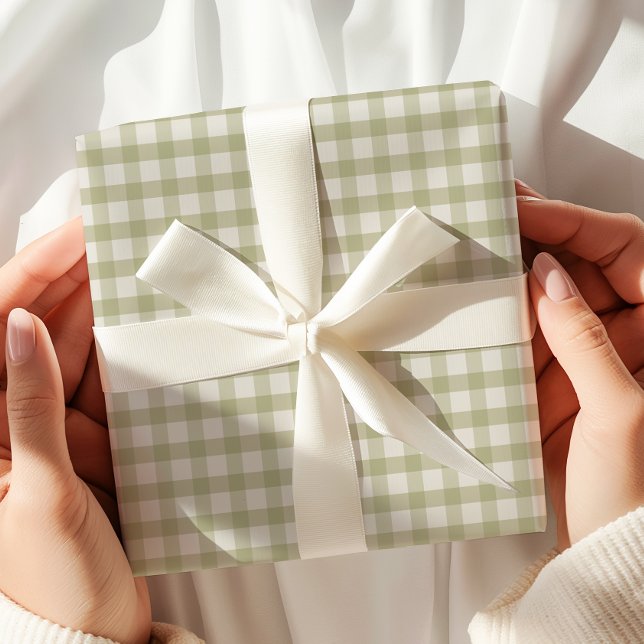 Green Gingham Wrapping Paper (Creator Uploaded)