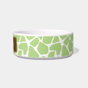 Green Giraffe Pattern Bowl