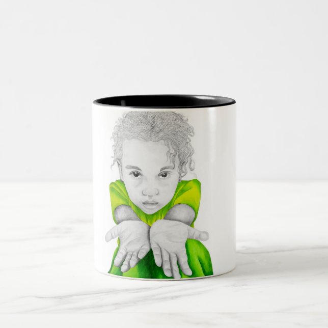 Green Girl 2 Mug (Center)