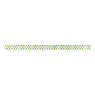 Green Glittery Polka Dot Ribbon Satin Ribbon