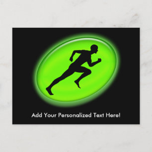 Green Glow Fitness Logo Postcard