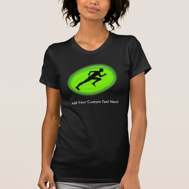 Green Glow Fitness Logo T-Shirt (Front)