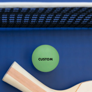 GREEN GLOW IN THE DARK Custom Table Tennis Balls