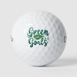 Green Goals Golf Balls