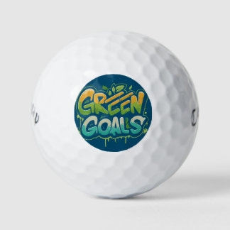 Green Goals Golf Balls