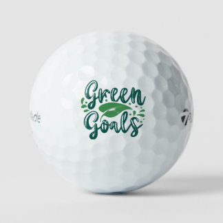 Green Goals Golf Balls