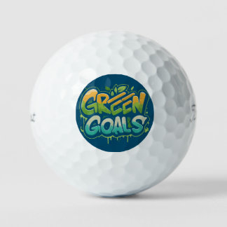 Green Goals Golf Balls