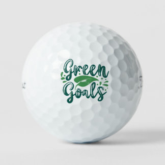 Green Goals Golf Balls