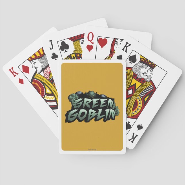 Green Goblin Logo Playing Cards (Back)