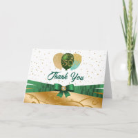 Green & Gold 50th Birthday Silk Balloon