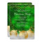 Green Gold Baubles White Christmas Holiday Party