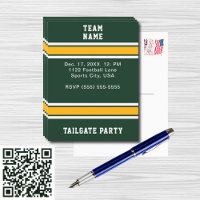 Green & Gold Football Team Tailgate Party