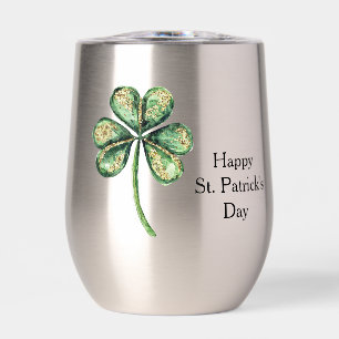 Green Gold Glitz Shamrock St. Patrick's Day