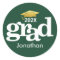 Green Gold Graduation Bold Typography Modern