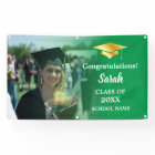 Green | Gold Graduation Custom Photo Class Of 2025