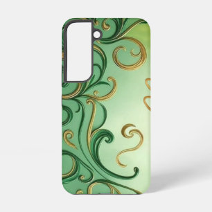 Green/Gold regal Saint Patrick's Day Samsung Galaxy Case