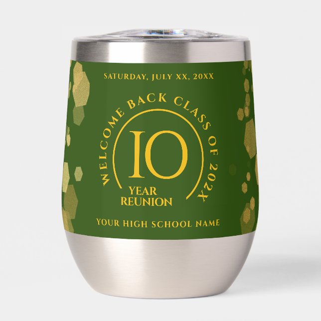 Green & Gold School College Class Reunion (Front)