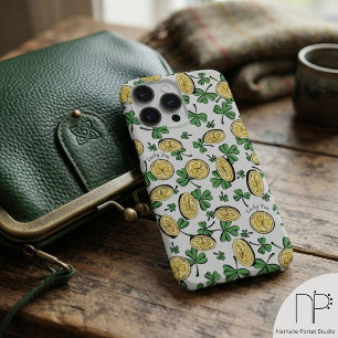 Green Gold St Patricks Shamrock Lucky You  Case-Mate iPhone 14 Pro Max Case