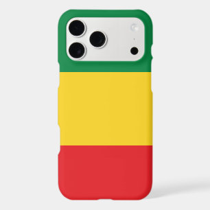 Green, Gold (Yellow) and Red Colours Flag