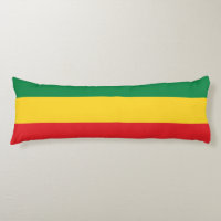 Green, Gold (Yellow) and Red Colours Flag