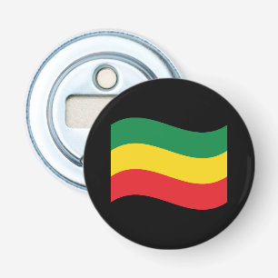 Green, Gold (Yellow) and Red Colours Flag Bottle Opener