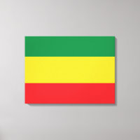 Green, Gold (Yellow) and Red Colours Flag
