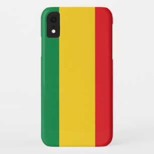 Green, Gold (Yellow) and Red Colours Flag Case-Mate iPhone Case