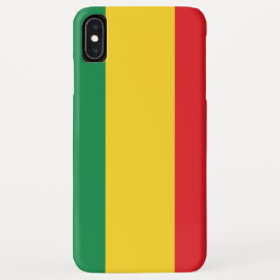 Green, Gold (Yellow) and Red Colours Flag Case-Mate iPhone Case