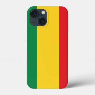 Green, Gold (Yellow) and Red Colours Flag iPhone 13 Mini Case