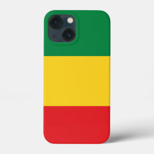 Green, Gold (Yellow) and Red Colours Flag iPhone 13 Mini Case