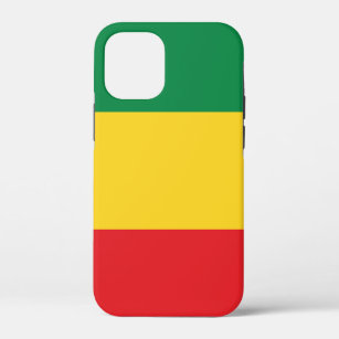 Green, Gold (Yellow) and Red Colours Flag iPhone 12 Mini Case