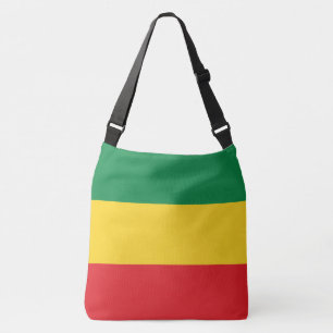 Green, Gold (Yellow) and Red Colours Flag Crossbody Bag