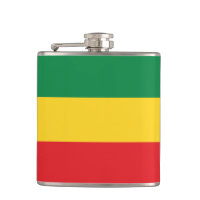 Green, Gold (Yellow) and Red Colours Flag