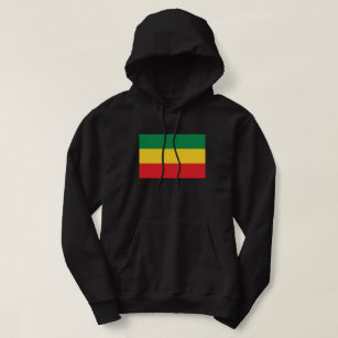 Green, Gold (Yellow) and Red Colours Flag Hoodie