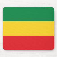 Green, Gold (Yellow) and Red Colours Flag