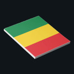Green, Gold (Yellow) and Red Colours Flag Notepad<br><div class="desc">Green,  Gold (Yellow) & Red Flag Colours. 

Vintage Old School Alternative Hip Hop T Shirts Apparel,  Hats,  Stickers,  Smart Phone Cases and more.</div>