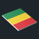 Green, Gold (Yellow) and Red Colours Flag Notepad<br><div class="desc">Green,  Gold (Yellow) & Red Flag Colours. 

Vintage Old School Alternative Hip Hop T Shirts Apparel,  Hats,  Stickers,  Smart Phone Cases and more.</div>