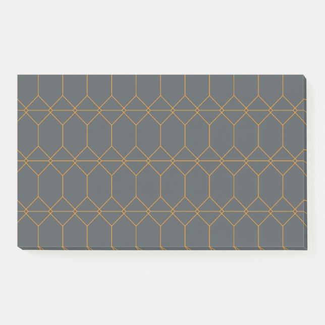 Green, golden, simple, retro, elegant illustration post-it notes (Front)