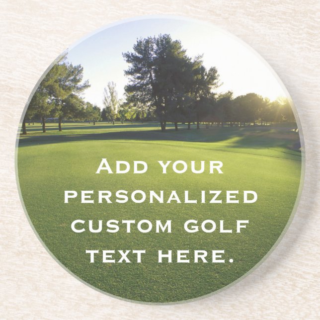 Green Golf Course at Dawn Coaster (Front)