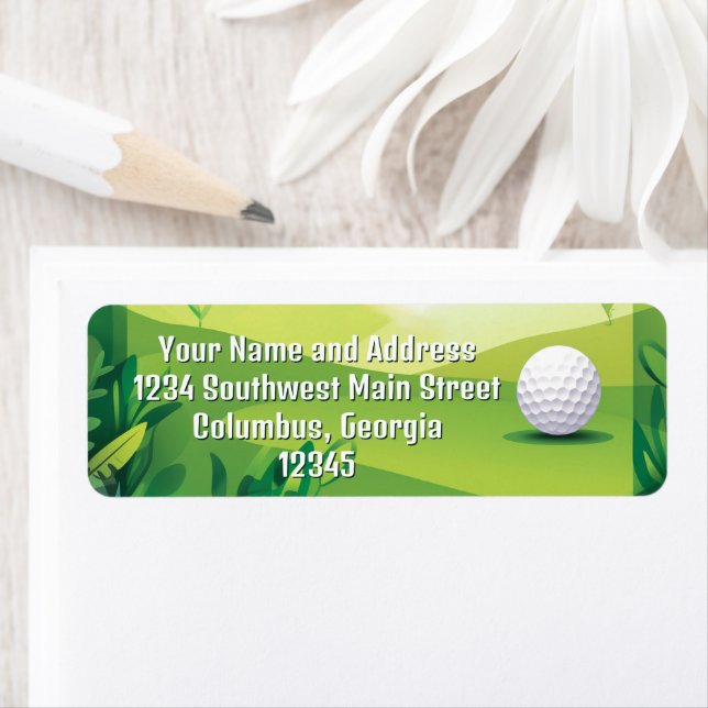 Green Golf Grass and Golf Ball (Insitu)