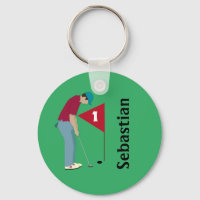 Green Golfer Putting