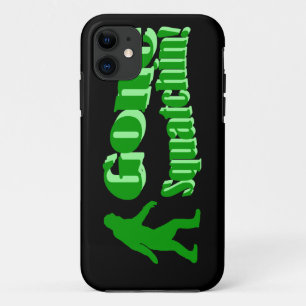 Green gone squatchin slogan text iPhone 11 case