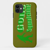 Green gone squatchin slogan text