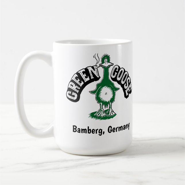 Green Goose Bar Coffee Mug (Left)