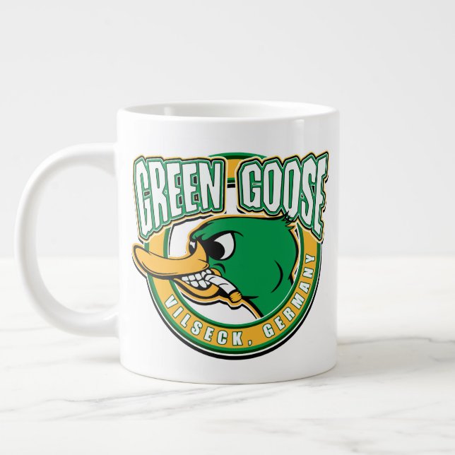 Green Goose Vilseck Large Coffee Mug (Left)