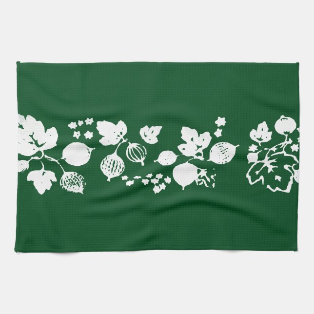 Green Gooseberry Towel (Horizontal)