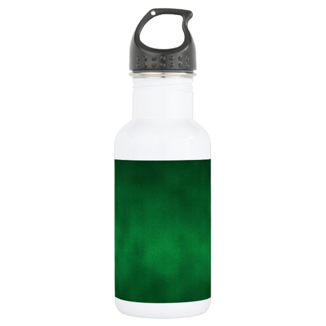 Green Gothic Ombre Background Art 532 Ml Water Bottle (Front)